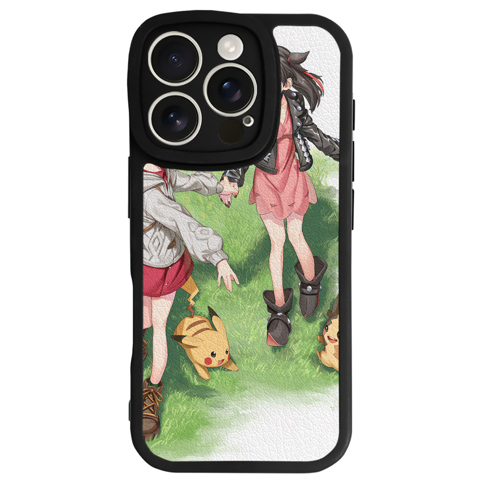 （画像用） ポケットモンスター Pokémon 【iPhone 16シリーズ対応】シリコンスマホケース（レザー調） 材質：シリコン